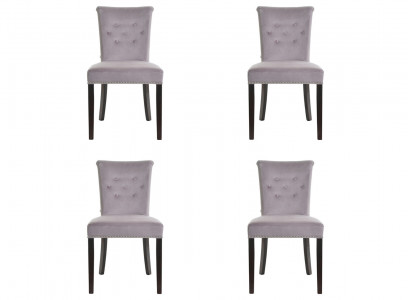 4x Design Polster Stühle Stuhl Seht Garnitur Sessel Lounge Club Set Modern